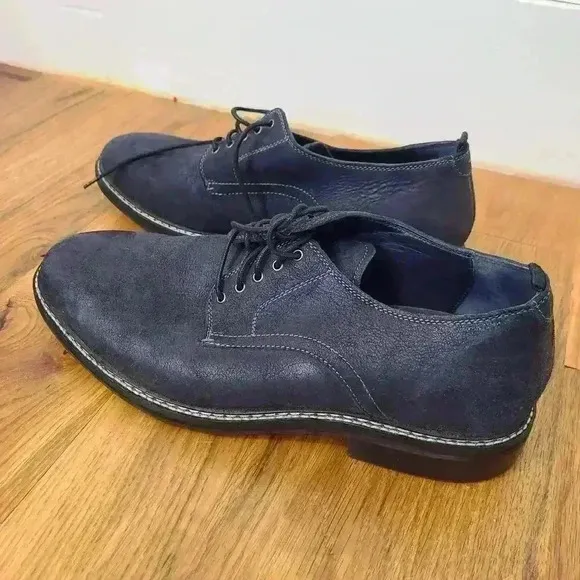 New Cole Haan mens Frankland Grand navy Nubuck Oxford dress Sz 11.5 navy A-84