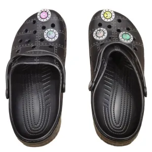 New Crocs Classic X Ron English AREA 54 Space Aliens Charms Size 10