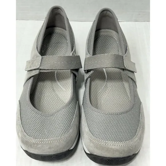 NEW Dansko Hennie Mary Jane Shoes Grey Suede Women's 40EU (US 9.5-10) Comfort