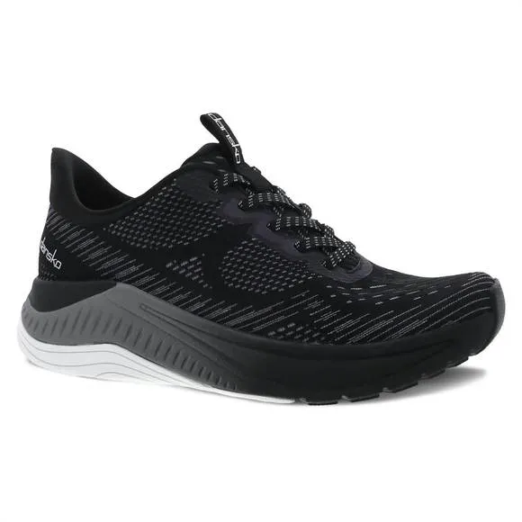 NEW DANSKO peony walking sneakers in black
