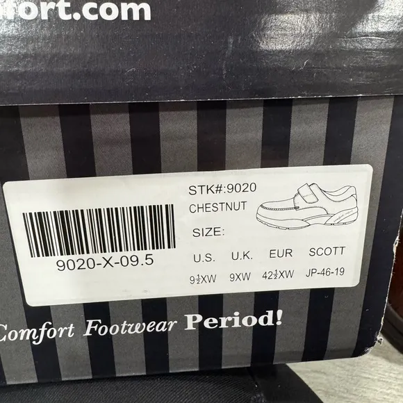 NEW Dr.Comfort Men’s Scott Diabetic Casual Shoe