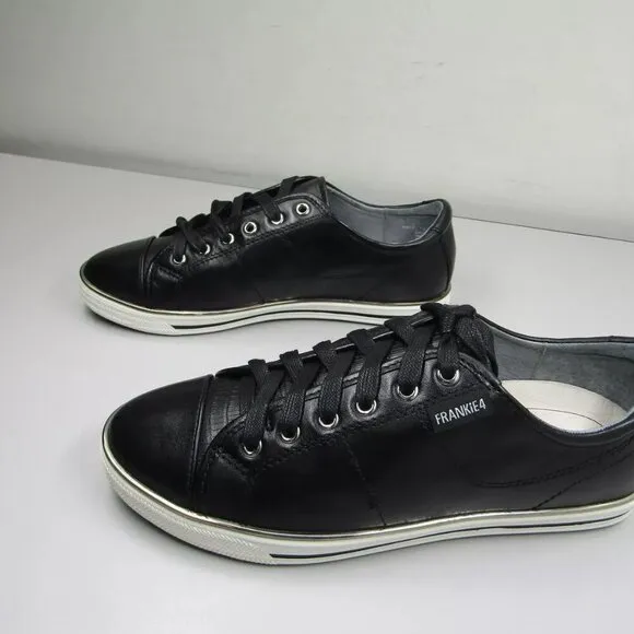 NEW FRANKIE4 Womens Nat II Sneakers Leather Low-Top Support Light Flat Size 7.5