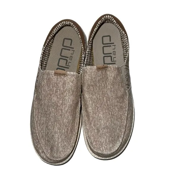 New Hey Dude Thad Mayan Beige Size 8 Slip On Men’s Comfort Spring Summer