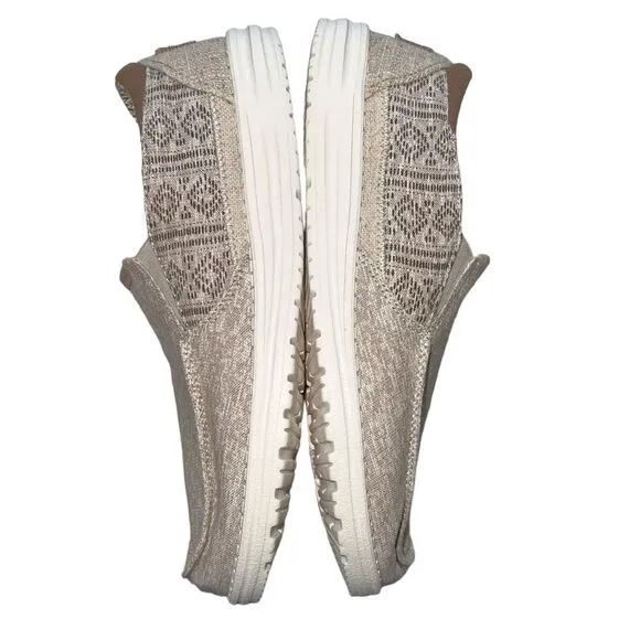 New Hey Dude Thad Mayan Beige Size 8 Slip On Men’s Comfort Spring Summer