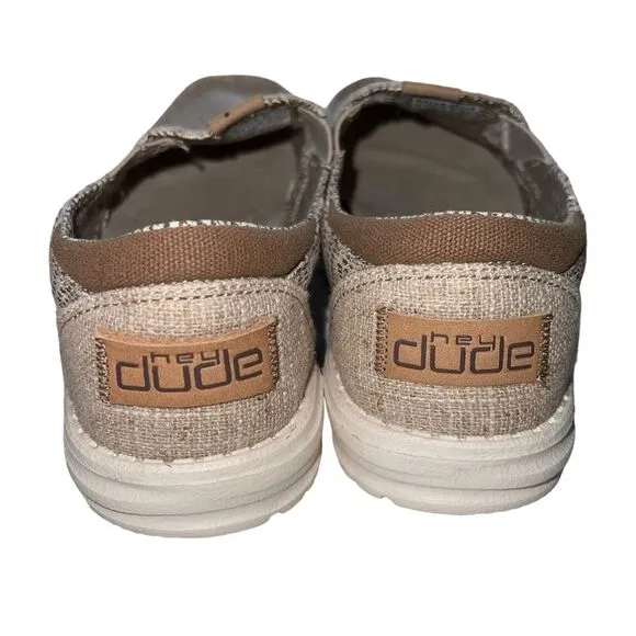 New Hey Dude Thad Mayan Beige Size 8 Slip On Men’s Comfort Spring Summer