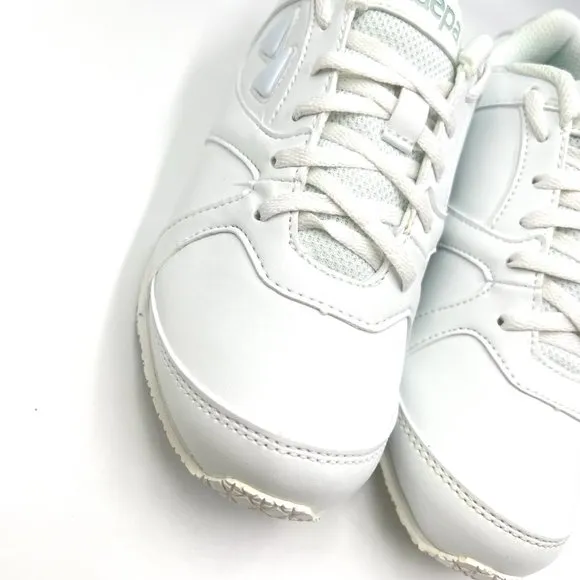 New Kaepa Cheer Cheerleader Cheerleading White Shoes Sneakers Big Girls 4