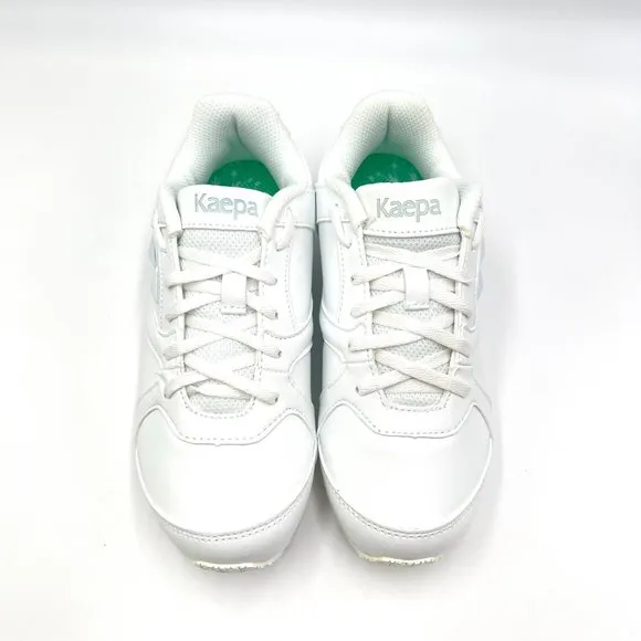 New Kaepa Cheer Cheerleader Cheerleading White Shoes Sneakers Big Girls 4