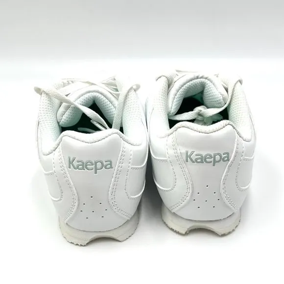 New Kaepa Cheer Cheerleader Cheerleading White Shoes Sneakers Big Girls 4