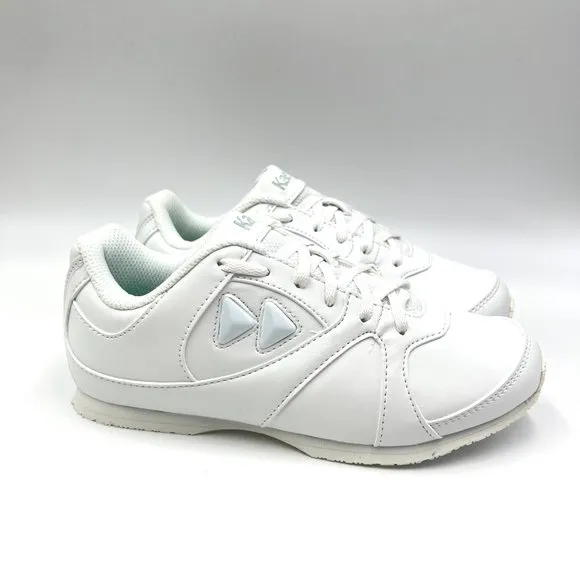 New Kaepa Cheer Cheerleader Cheerleading White Shoes Sneakers Big Girls 4