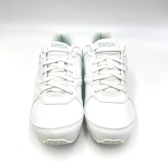 New Kaepa Cheer Cheerleader Cheerleading White Shoes Sneakers Big Girls 4