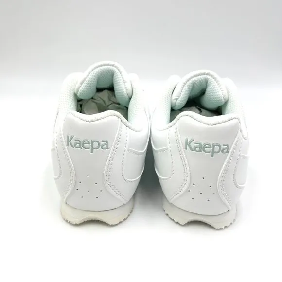 New Kaepa Cheer Cheerleader Cheerleading White Shoes Sneakers Big Girls 4