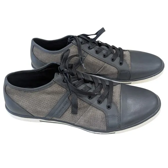 NEW Kenneth Cole Initial Step Leather Sneakers