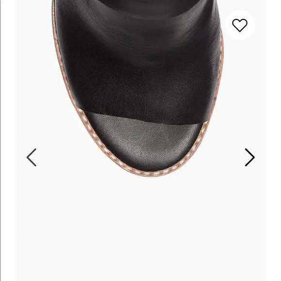 NEW • Madewell • The Riley Convertible Mule Black