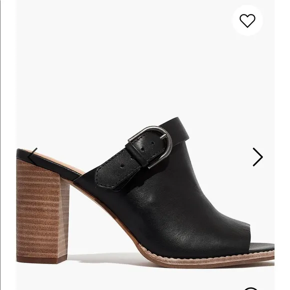 NEW • Madewell • The Riley Convertible Mule Black