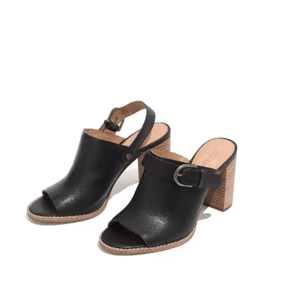 NEW • Madewell • The Riley Convertible Mule Black