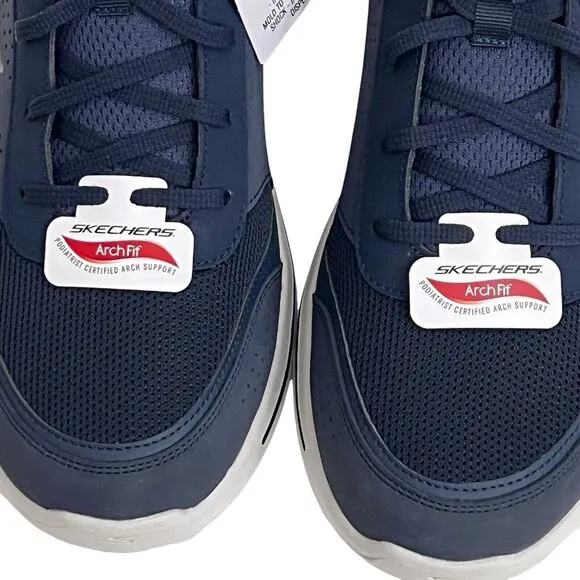 New! Mens Skechers Ultra Go Arch Fit Walking Shoes 11.5 Lace Up Sneakers Navy