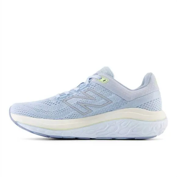 NEW NEW BALANCE women's 860 v14 running sneakers in light chrome blue limelight,