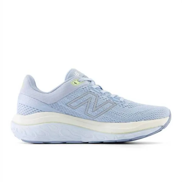 NEW NEW BALANCE women's 860 v14 running sneakers in light chrome blue limelight,
