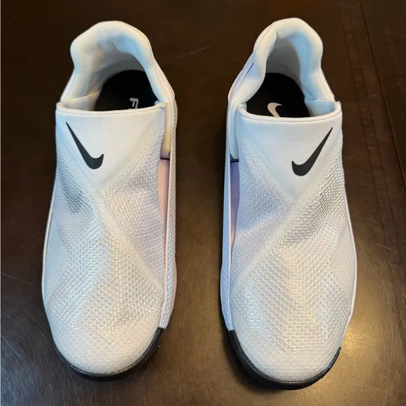 New Nike GO Flyease Sneaker Shoes White Black Size 11
