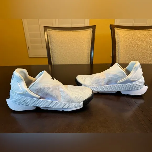 New Nike GO Flyease Sneaker Shoes White Black Size 11