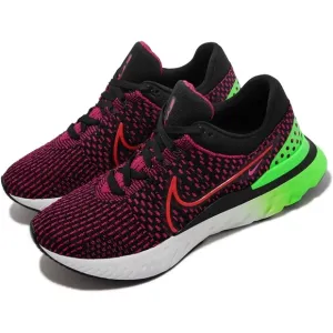 NEW Nike React Infinity Run FK 3 Sneakers Black Red Size 12