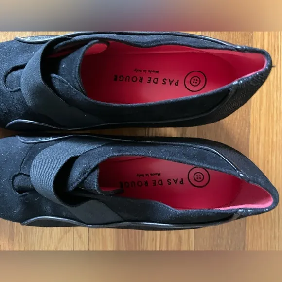 NEW Pas De Rouge Women’s Black Shoes