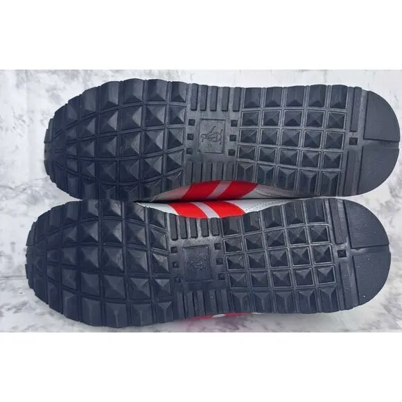NEW Penguin Men's Markus Low Top Sneaker Shoes Size US 12 Gray Orange‎