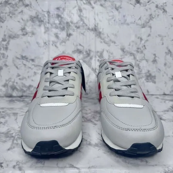 NEW Penguin Men's Markus Low Top Sneaker Shoes Size US 12 Gray Orange‎