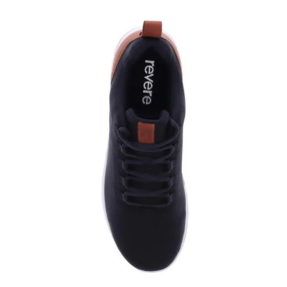 NEW REVERE men's hudson dress sneakers in navy