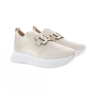 NEW SOFTWAVES women's simone slip-on shoes in sand/platino