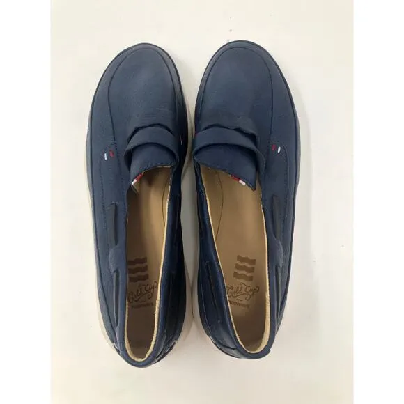 New Sperry Top Sider Men Blue Flat Shoes Size 7