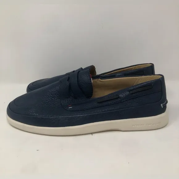 New Sperry Top Sider Men Blue Flat Shoes Size 7