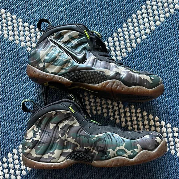 Nike Air Foamposite Pro Prm Le Green Camo
