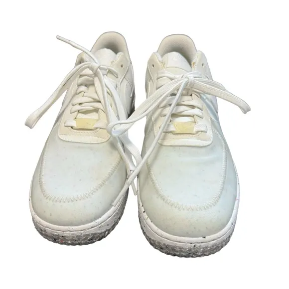 Nike Air Force 1 Crater White Athletic Lace Up Women's Shoes Size 9 CT1986-100