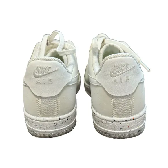 Nike Air Force 1 Crater White Athletic Lace Up Women's Shoes Size 9 CT1986-100