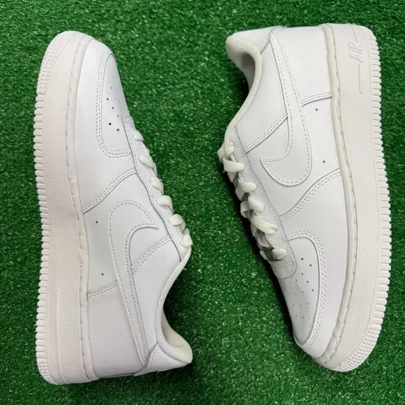 Nike Air Force 1 Low LE Triple White GS Shoes DH2920-111 NEW* Sz 6 / WMNS 7.5