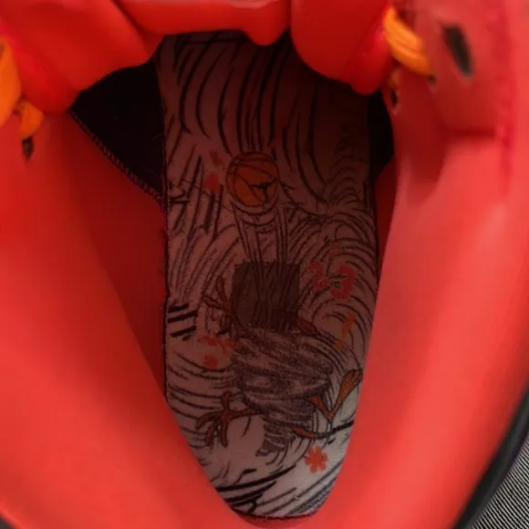 Nike Air Jordan 1 Retro High Tasmanian Devil 705300-507 Purple Orange 6.5Y Shoe