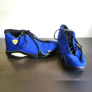 Nike Air Jordan 14 Retro Royal Blue Black 654459-400 Sneakers Shoes Men Size 11