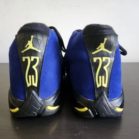 Nike Air Jordan 14 Retro Royal Blue Black 654459-400 Sneakers Shoes Men Size 11