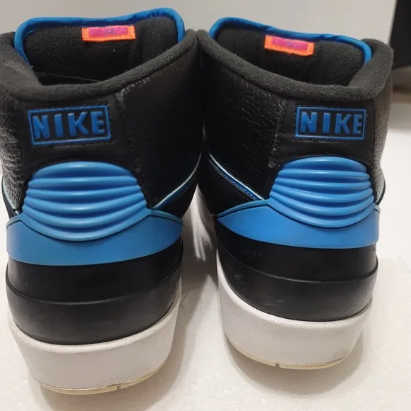 Nike Air Jordan 2 Retro Radio Raheem Black/Blue Shoes 2016 Release Men's Size 11