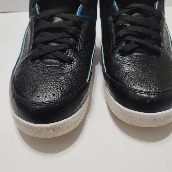 Nike Air Jordan 2 Retro Radio Raheem Black/Blue Shoes 2016 Release Men's Size 11