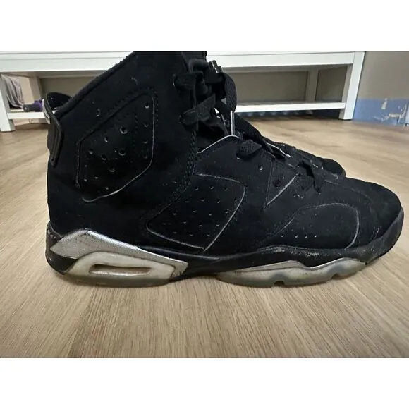 Nike Air Jordan 6 Retro GS 'Chrome' 2022  DX2835-001 Size 7y