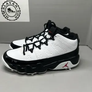 NIKE AIR JORDAN 9 GOLF White Black True Red FJ5934-100 Men Sz 5 Women Sz 6.5 NEW