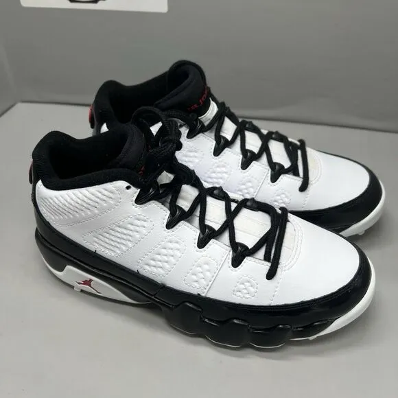 NIKE AIR JORDAN 9 GOLF White Black True Red FJ5934-100 Men Sz 5 Women Sz 6.5 NEW