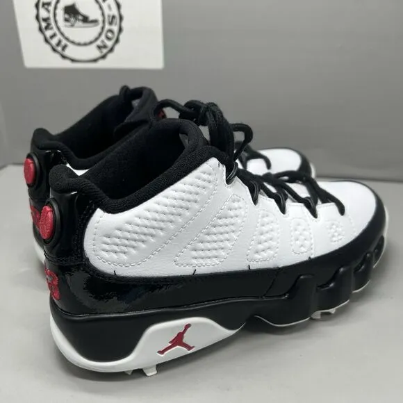 NIKE AIR JORDAN 9 GOLF White Black True Red FJ5934-100 Men Sz 5 Women Sz 6.5 NEW