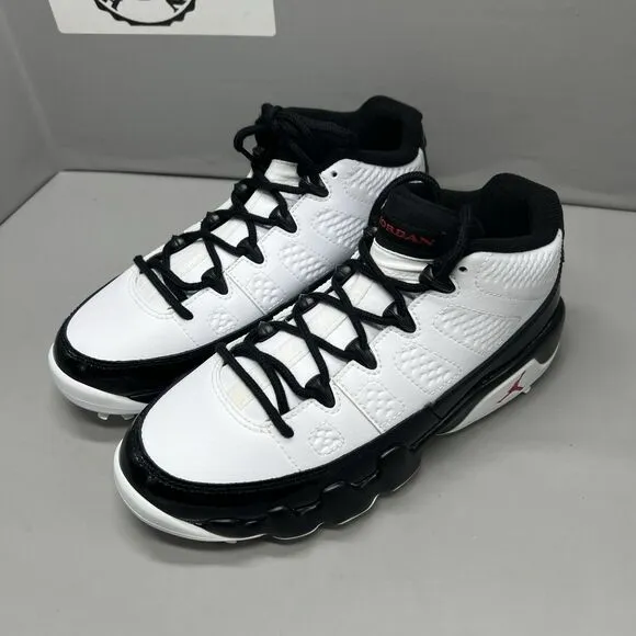 NIKE AIR JORDAN 9 GOLF White Black True Red FJ5934-100 Men Sz 5 Women Sz 6.5 NEW