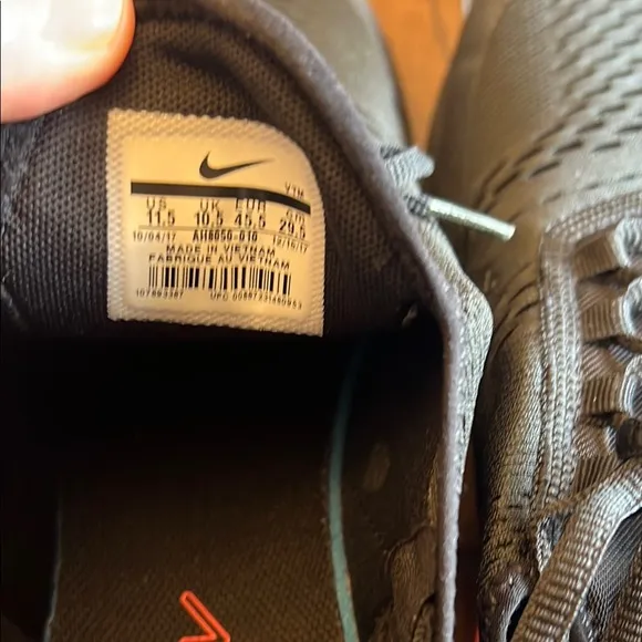 Nike Air Max 270 Black Men's Shoes