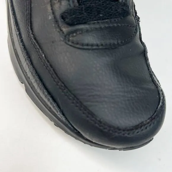 Nike Air Max 90 Sneakers Shoes Black Big Kids Youth Boy Girl 4.5