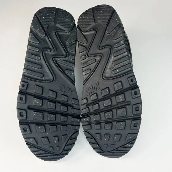 Nike Air Max 90 Sneakers Shoes Black Big Kids Youth Boy Girl 4.5