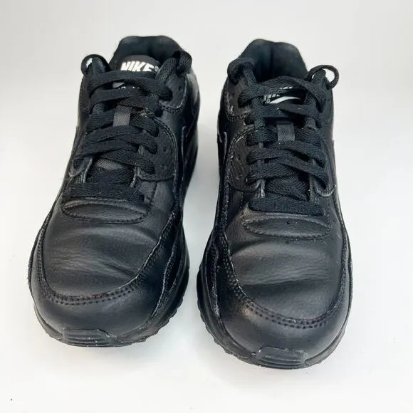 Nike Air Max 90 Sneakers Shoes Black Big Kids Youth Boy Girl 4.5